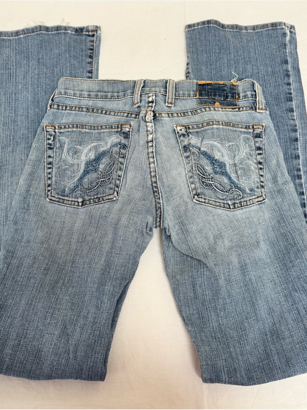 Lucky Brand Women's Light Blue Wide Leg Jeans - Picture 6 of 8